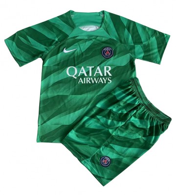 Maillot de foot Paris Saint-Germain Gardien de but Domicile enfant 2023-24 Manches Courte (+ pantalon court)